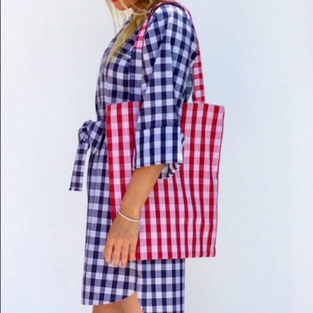 GORDON Cotton Tote in Red